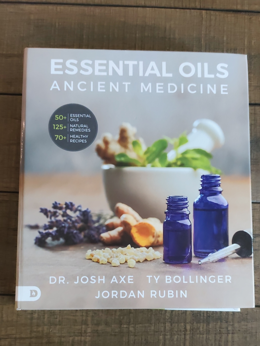 Essential Oils Ancient Medicine by Dr. Josh Axe - Blue Cover